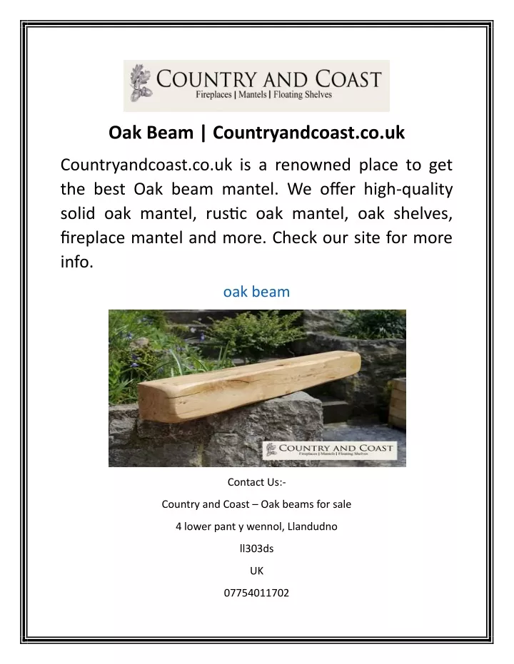 oak beam countryandcoast co uk