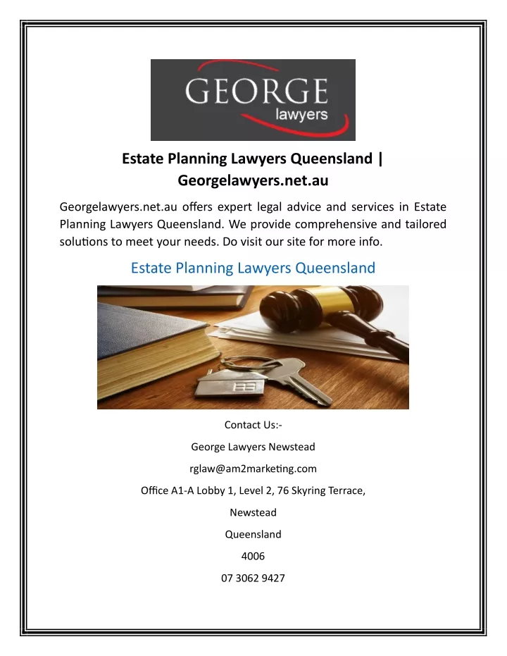 estate planning lawyers queensland georgelawyers