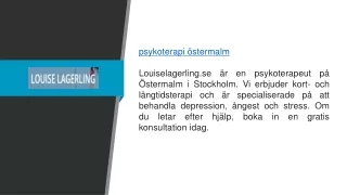 psykoterapi stermalm louiselagerling