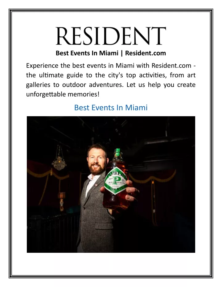 best events in miami resident com