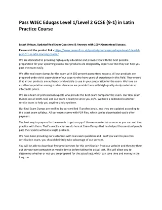 pass wjec eduqas level 1 level 2 gcse