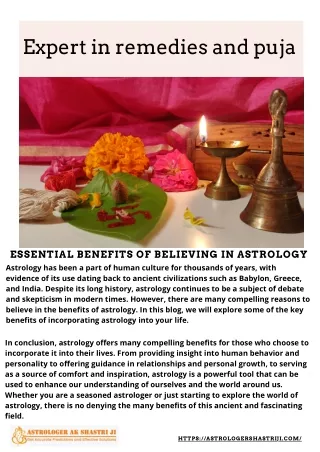 Expert in Remedies and Puja | Consult Today |  91 62800-33801