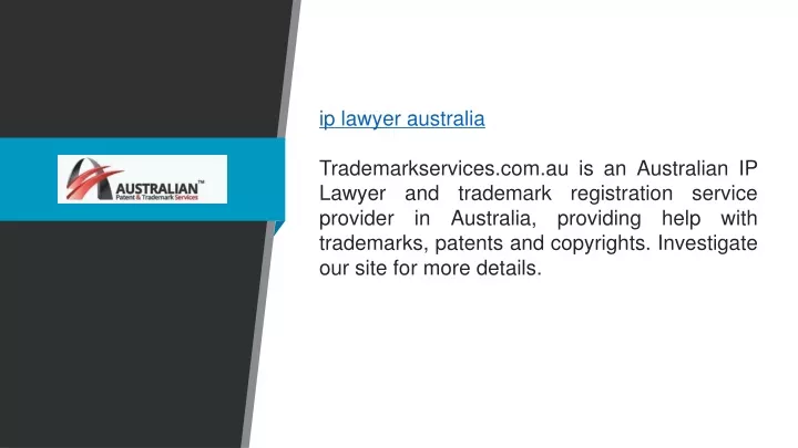 ip lawyer australia trademarkservices