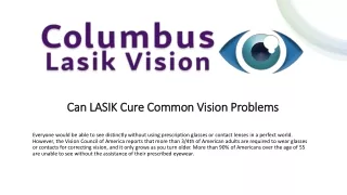 can lasik cure common vision problems