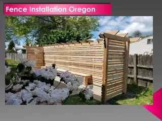 Fence Installation Oregon