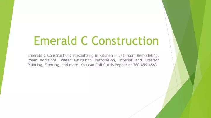 emerald c construction