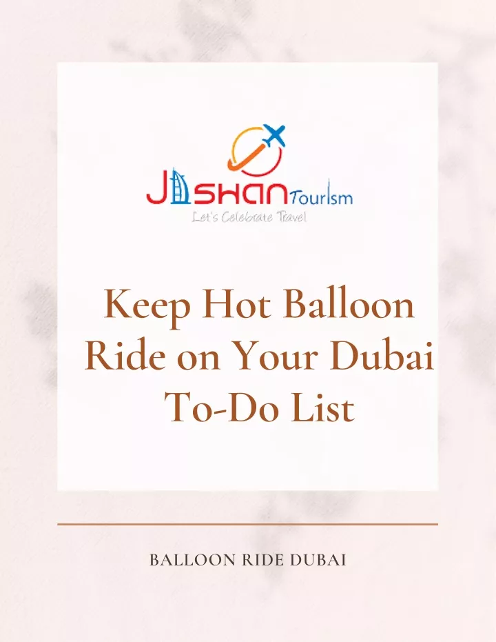 keep hot balloon ride on your dubai to do list