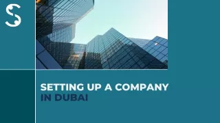 setting up a company in dubai