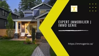 Expert Immobilier  IMMO GÉNIE