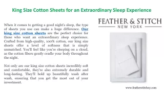 King Size Cotton Sheets for an Extraordinary Sleep Experience
