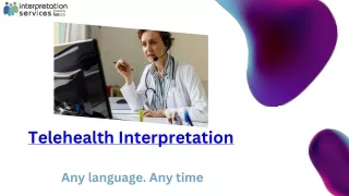 Interpretation Services For Telehealth