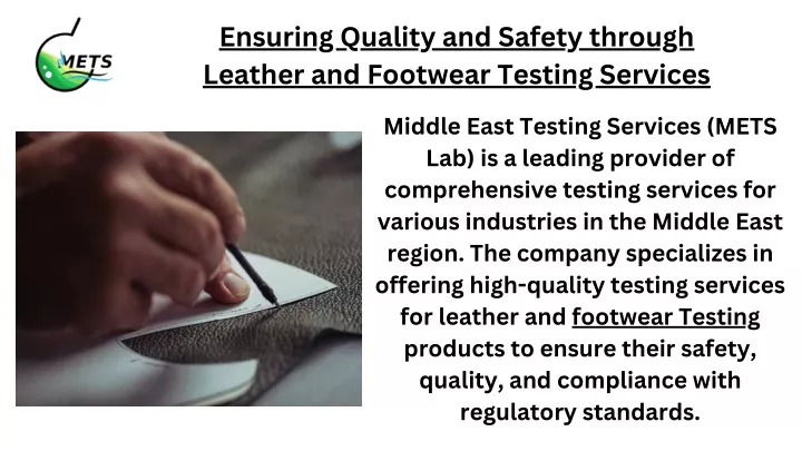 ensuring quality and safety through leather