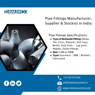 Pipe Fittings | Flanges | Fasteners | Duplex Steel Hollow - Neminox Steel