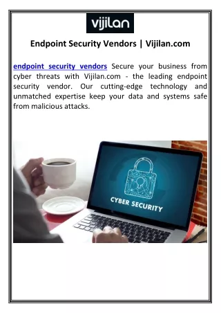 endpoint security vendors vijilan com