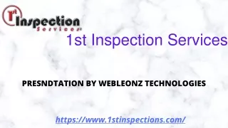 Residential home Inspection Services
