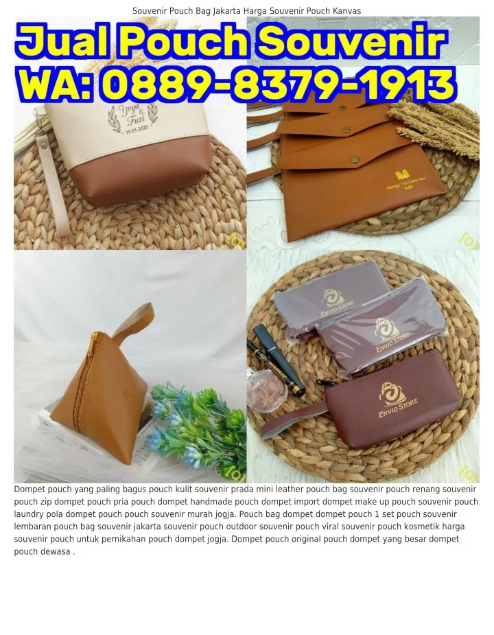 souvenir pouch bag jakarta harga souvenir pouch