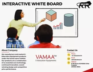 Interactive Infrared Whiteboard | VAMAA | Leading Smart Whiteboard Manufacturers