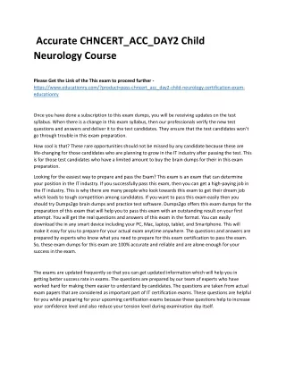 accurate chncert acc day2 child neurology course