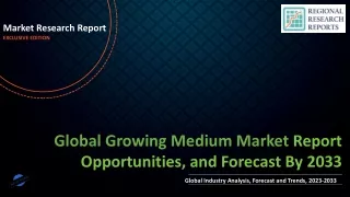 Growing Medium Market size See Incredible Growth during 2033