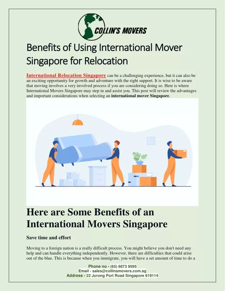 benefits of using international mover benefits