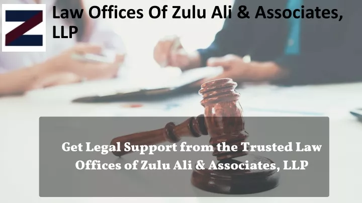 law offices of zulu ali associates llp