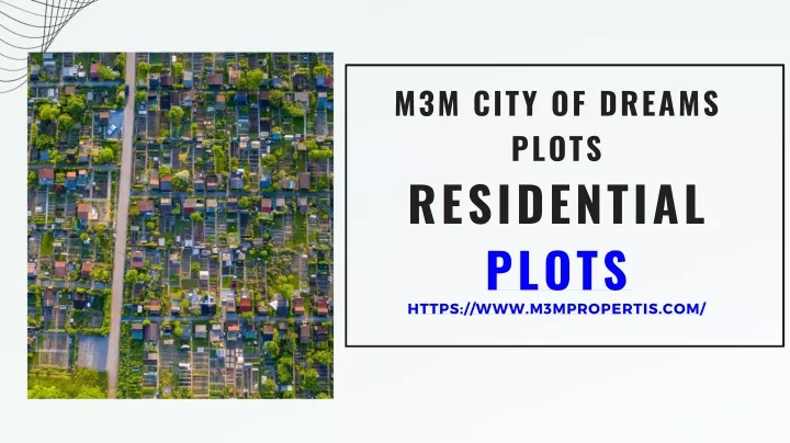m3m city of dreams plots