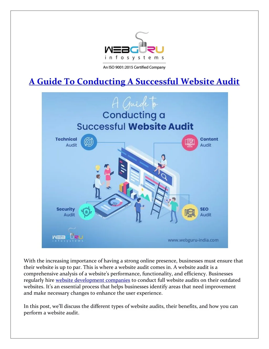 PPT - A Guide To Conducting A Successful Website Audit PowerPoint ...