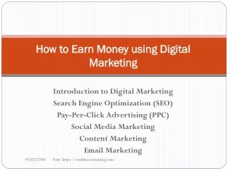 How to Earn Money using Digital Marketing in Chandigarh