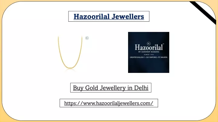 hazoorilal jewellers