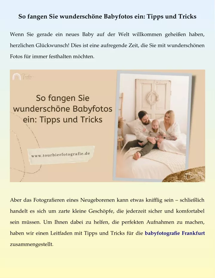 so fangen sie wundersch ne babyfotos ein tipps