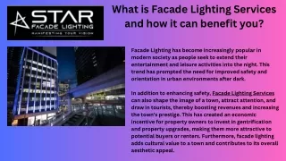 Facade Lighting Services| Star facade Lighting Dubai