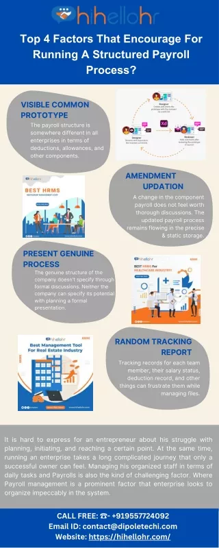 Top 4 Factors That Encourage For Running A Structured Payroll Process