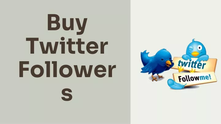 buy twitter followers