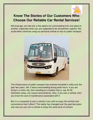 know the stories of our customers who choose