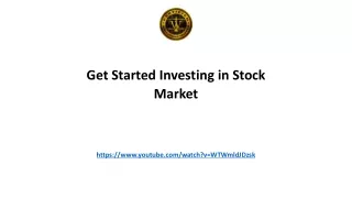 Get Started Investing in Stock Market