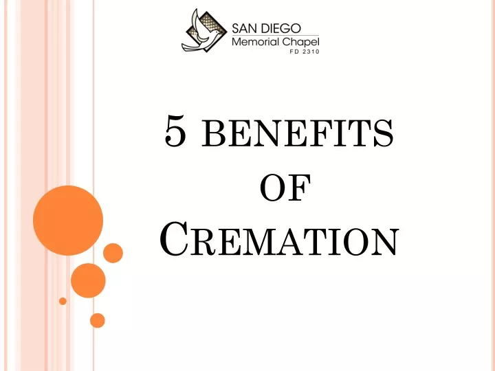 5 b enefits of cremation