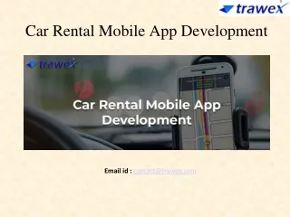 car rental mobile app development