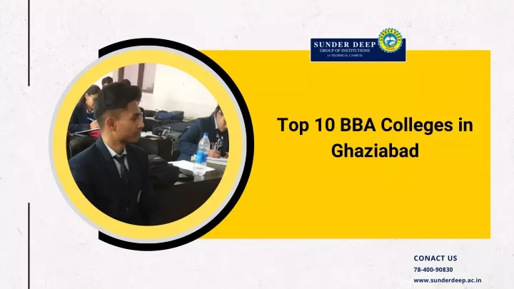 top 10 bba colleges in ghaziabad