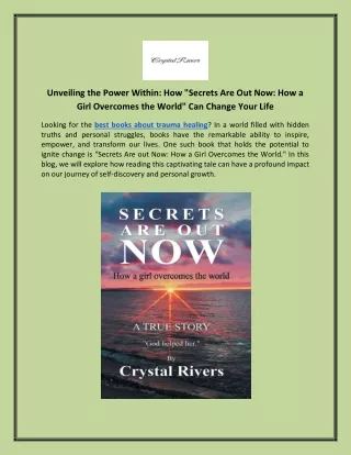 Buy the Best Books About Trauma Healing
