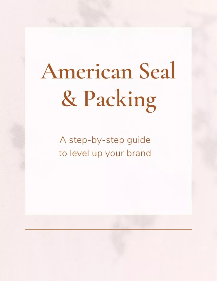 american seal packing