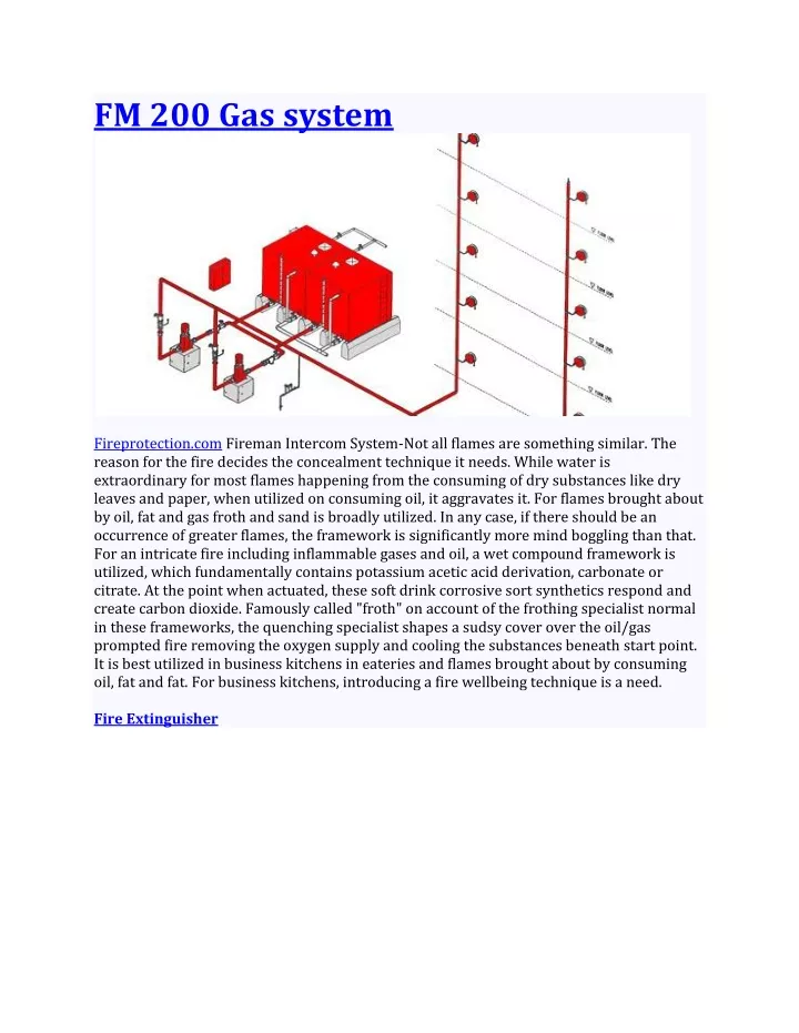 fm 200 gas system