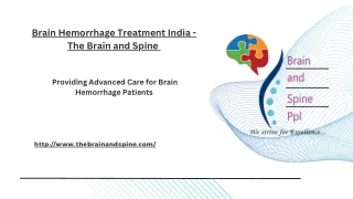 Brain Hemorrhage Treatment India - The Brain and Spine