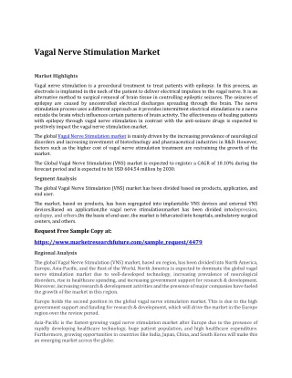 Vagal Nerve Stimulation Market 15 may