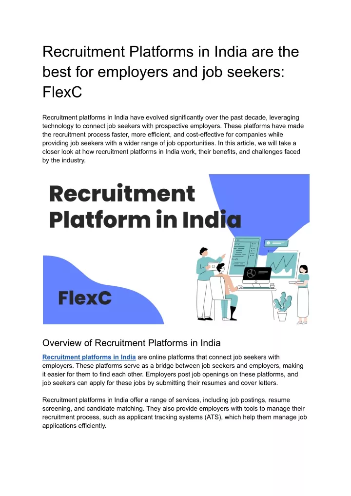 PPT - Recruitment Platforms In India Are The Best For Employers And Job ...