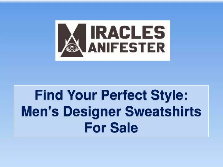 find your perfect style men s designer