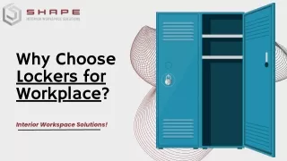 Why Choose Lockers for Workplace