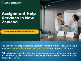 Assignment Help New Zealand: Improve Your Assignment Writing Skills Here!