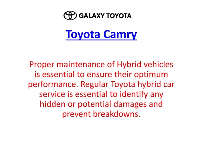 toyota camry