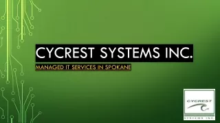 Managed IT Spokane | Cycrest Systems Supports Organization Through Innovative IT