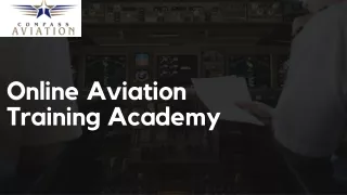 Online aviation training academy